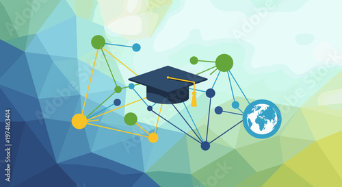 Serene and modern abstract background with blue hues. Ideal for website design, marketing materials, or conveying a sense of calm and stability.