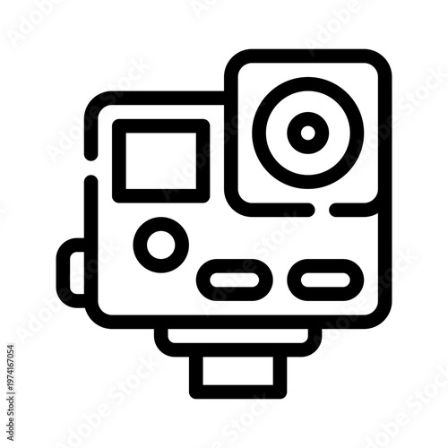 actioncamera line icon