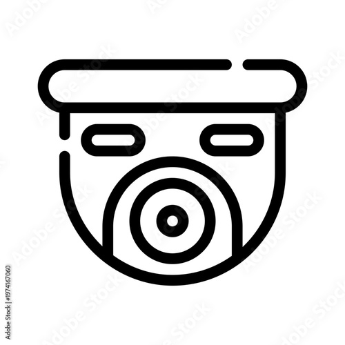 cctv line icon