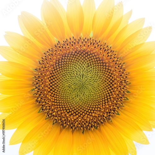 Close-up of a vibrant sunflower in full bloom, capturing its intricate details.