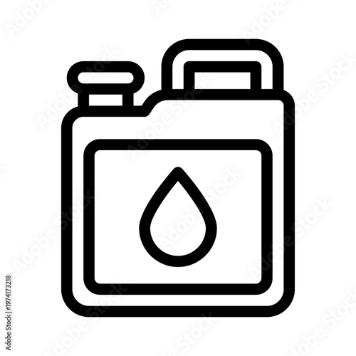 oil can line icon