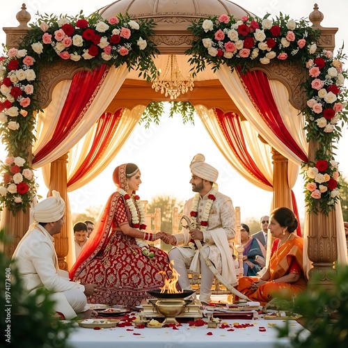 Indian Wedding Ceremony - A Vibrant Celebration of Love and Tradition.