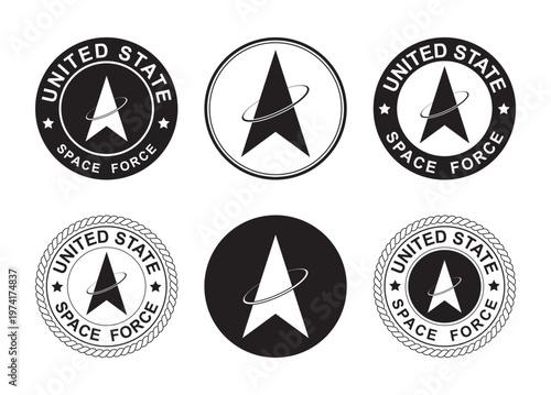 Foto US Space Force vector, US Space Force Clipart, US Space Force silhouette