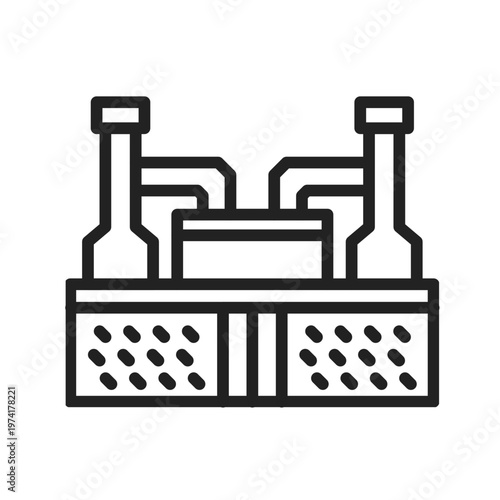 Geothermal Plant Icon