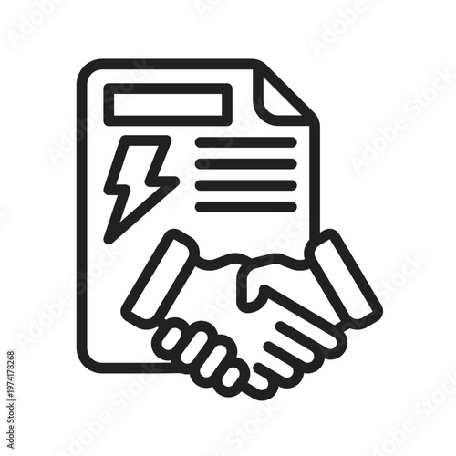 Power Purchase Agreement Icon
