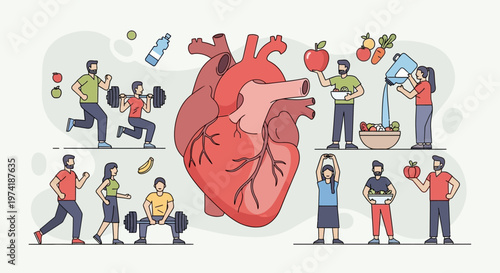 Healthy Heart Lifestyle: Fitness, Nutrition, and Well-being