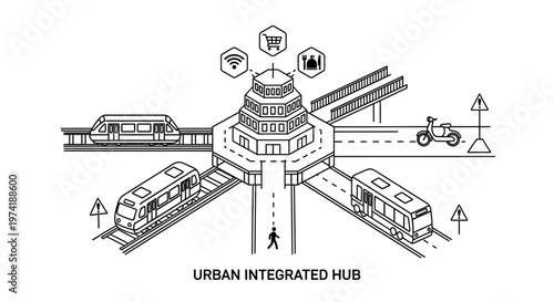 Urban Integrated Transport Hub Station Design.