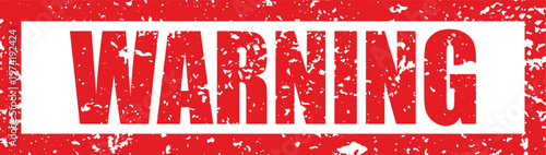 Red Stamped Warning Message Background Textured