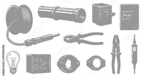 Professional Electrical Installation and Wiring Components