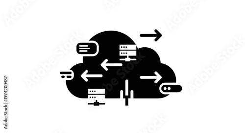 Cloud computing data exchange network.