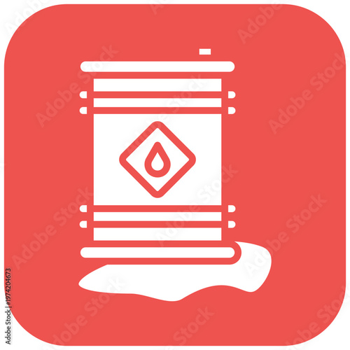 Barrel Leak Icon