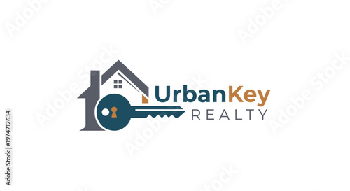 Urban Key Realty Logo Design.