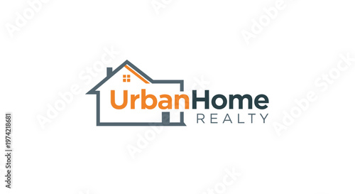 Urban Home Realty Logo Design.