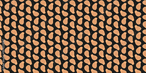 Minimalist ear organ repeating design for modern otolaryngology clinic interiors. Health pattern