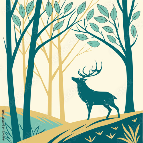 deer in the forest