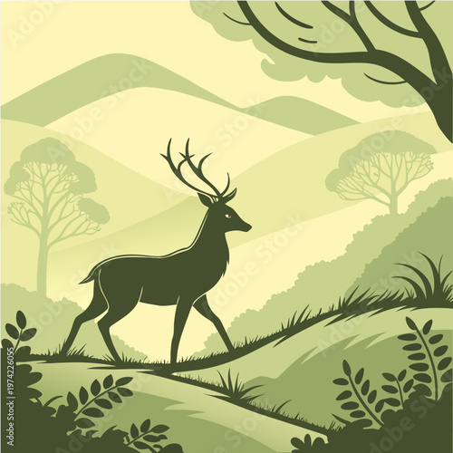 deer in the forest