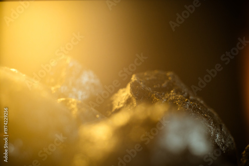 Macro photography of charcoal is a beautiful color
