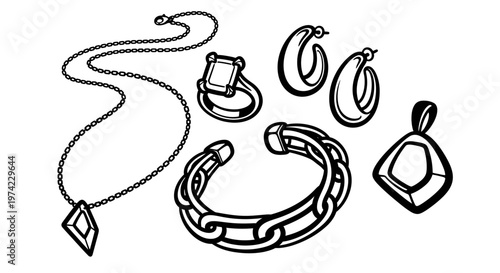 Jewelry accessories for fashion and beauty.