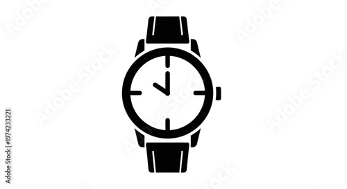 Closeup of a wrist watch.
