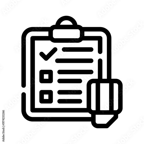 erasechecklist line icon