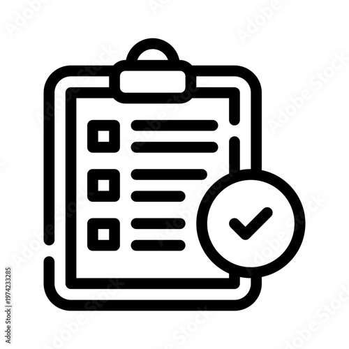 tasklist line icon