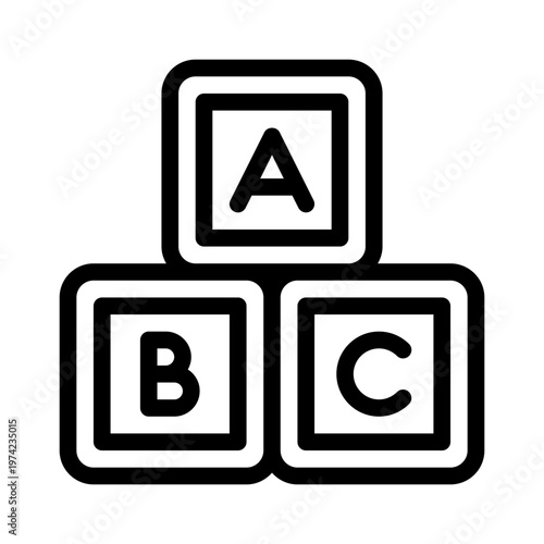 abc line icon