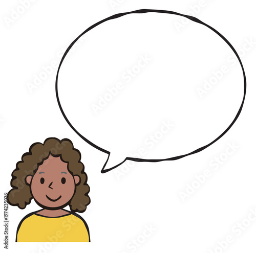 Speech bubble: Person, woman, foreigner, nationality
フキダシ　人物・女性・外国人・国籍
