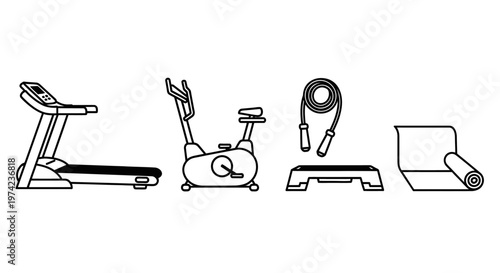 Gym equipment for home workout routine 1.