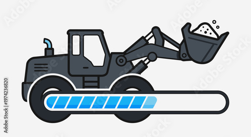 Heavy Industry Tractor Loader Machine.