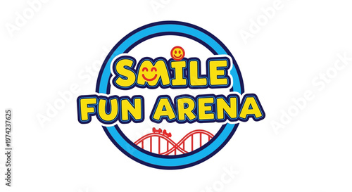Smile Fun Arena Amusement Park Logo.