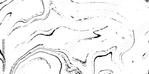Black and white abstract marble texture grunge background with swirling patterns and smooth curves for design and decoration