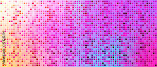 Konstfotografi Bright iridescent surface with neon light reflections