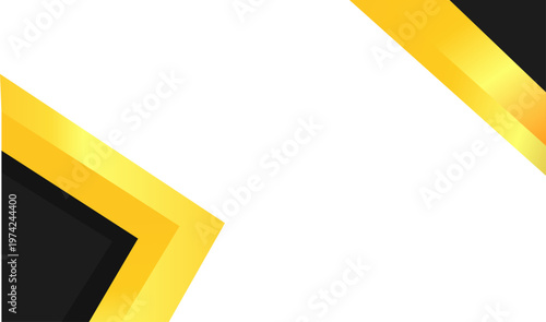 Abstract black and gold geometric pattern on a white background, suitable for luxury branding, packaging, stationery, and modern interior design.