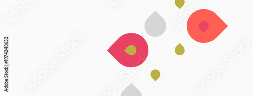 Abstract shapes, pink, gray, gold tones. Minimalist design. Simple composition, clean aesthetic, modern illustration. Light background.