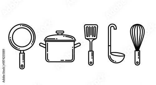Kitchen Cooking Utensils and Pots 2.
