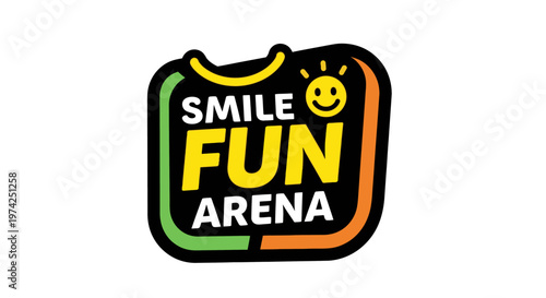 Smile Fun Arena amusement park logo 2.