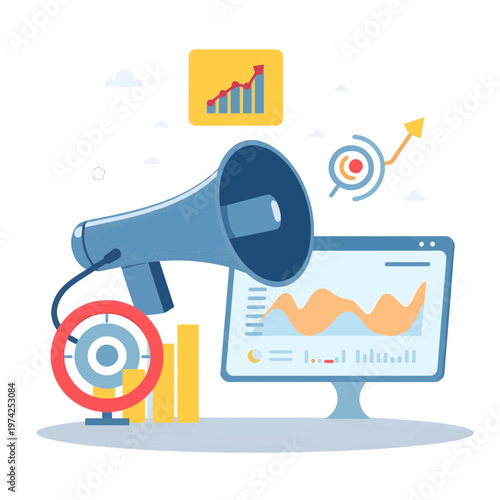 megaphone and news