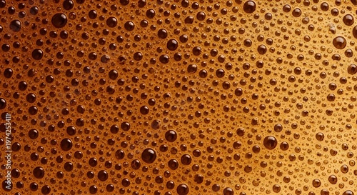 Macro Close Up Coffee Crema Foam Texture Rich Brown Abstract Background