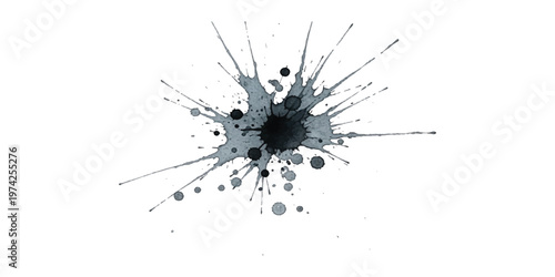 Vibrant multicolored powder explosion with yellow red blue and magenta pigments scattering against a stark white background in a dynamic radial burst pattern