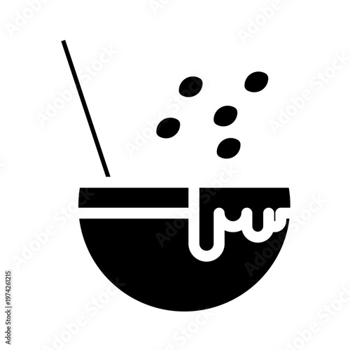 bowl glyph icon