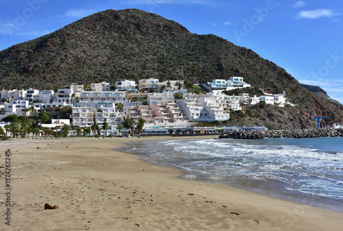 beach of travel destination in village San Jose in Spain