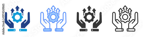 Fotografia Future Readiness icon set multiple style collection
