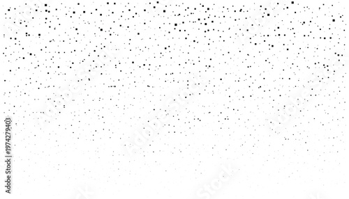 Scattered black dots on transparent checkered background abstract background