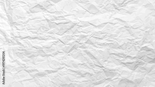 White clean crumpled paper