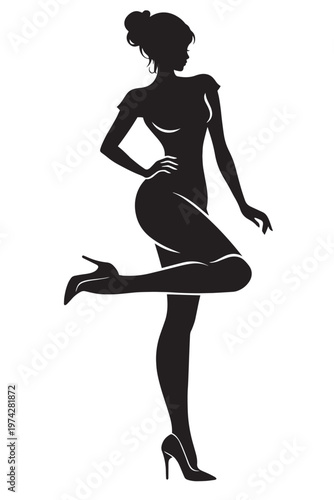 Weight loss transformation silhouette, male body evolution from obese to slim, fitness progress stages vector, health and diet concept