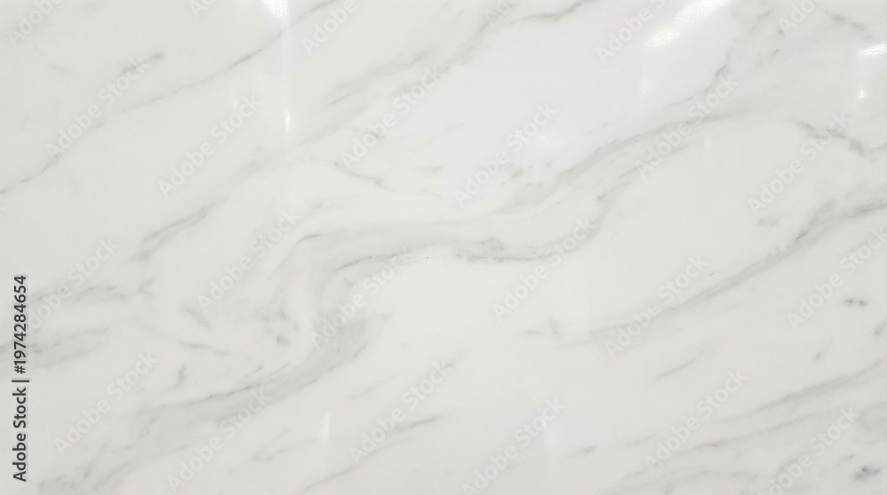 Obraz premium White marble texture with soft gray veins, natural stone pattern, polished surface, elegant minimal background, high resolution seamless design