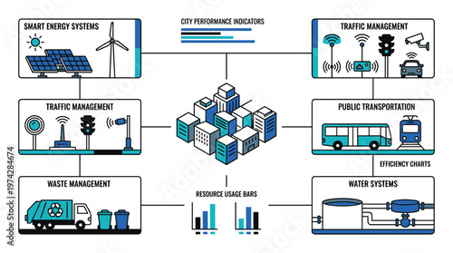 Smart city systems and their performance indicators