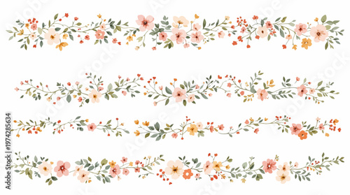 A soft and delicate garden border inspired by springtime beauty
