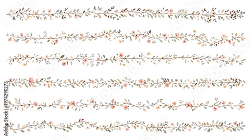 A garden of gentle blossoms whispering softly in the language of spring