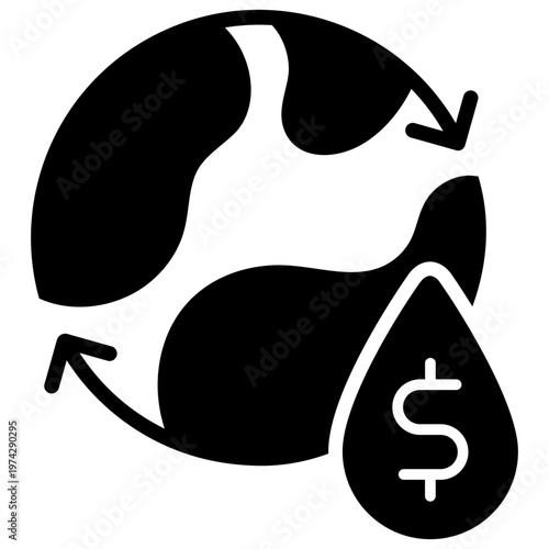 Oil icon vector. Fuel Illustration sign. Petroleum symbol. petrol logo.